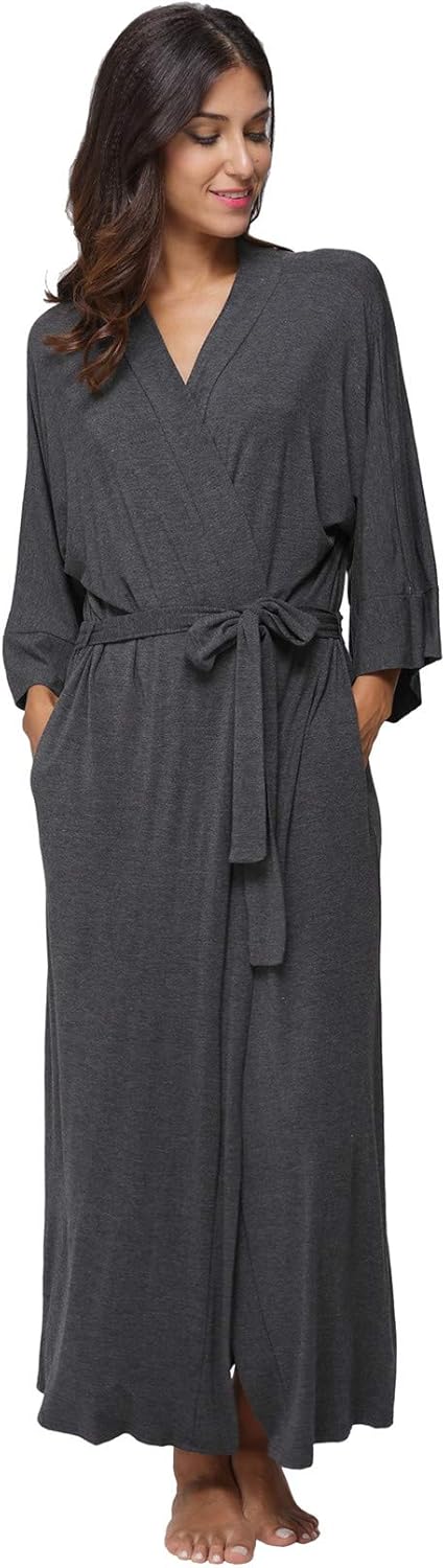 Women's Soft Long Bath Robes for Comfort and Style
