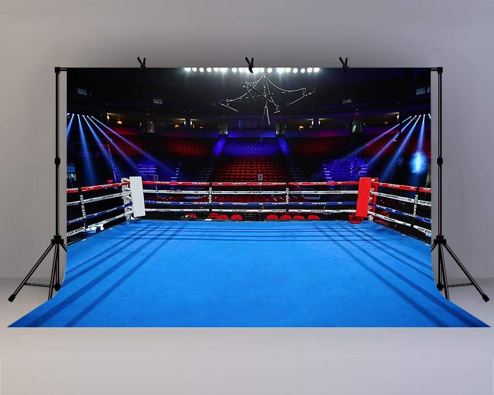Boxing Ring Background by LYLYCTY for Photo Booth 10x7ft