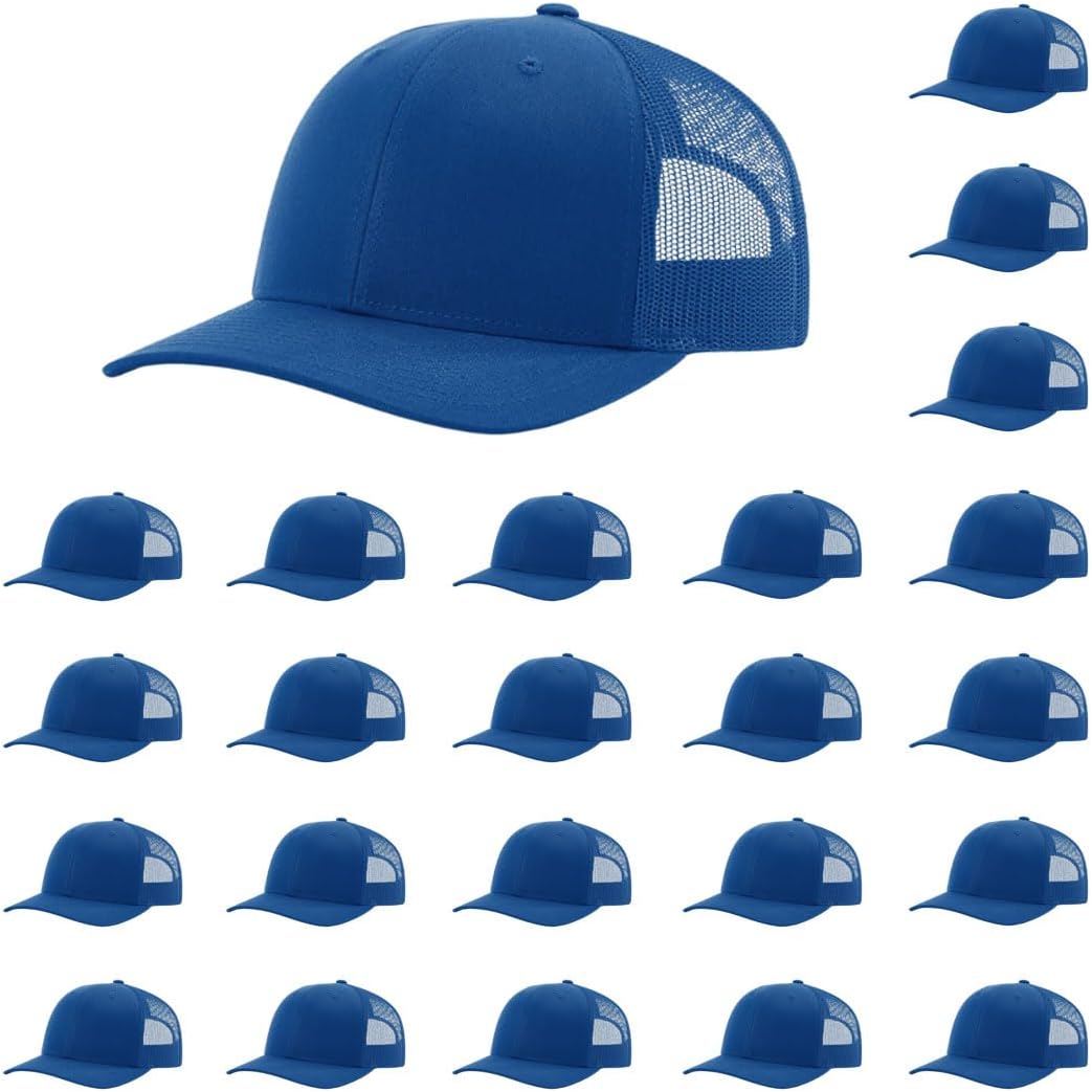 Richardson 112 Classic Six-Panel Adjustable Snapback Trucker Cap
