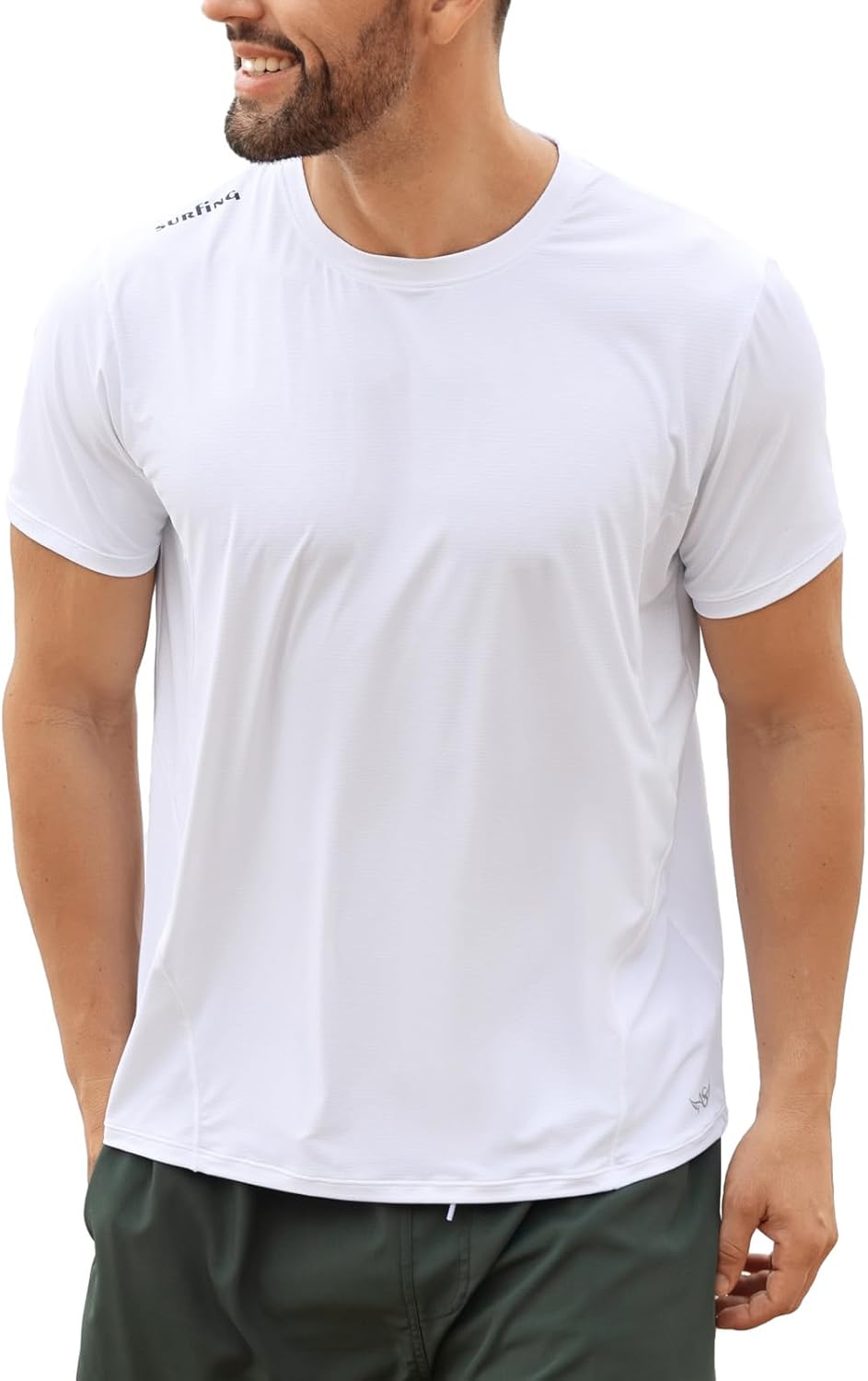 Sun Protection Men's Rash Guard - Beach Fishing Essential