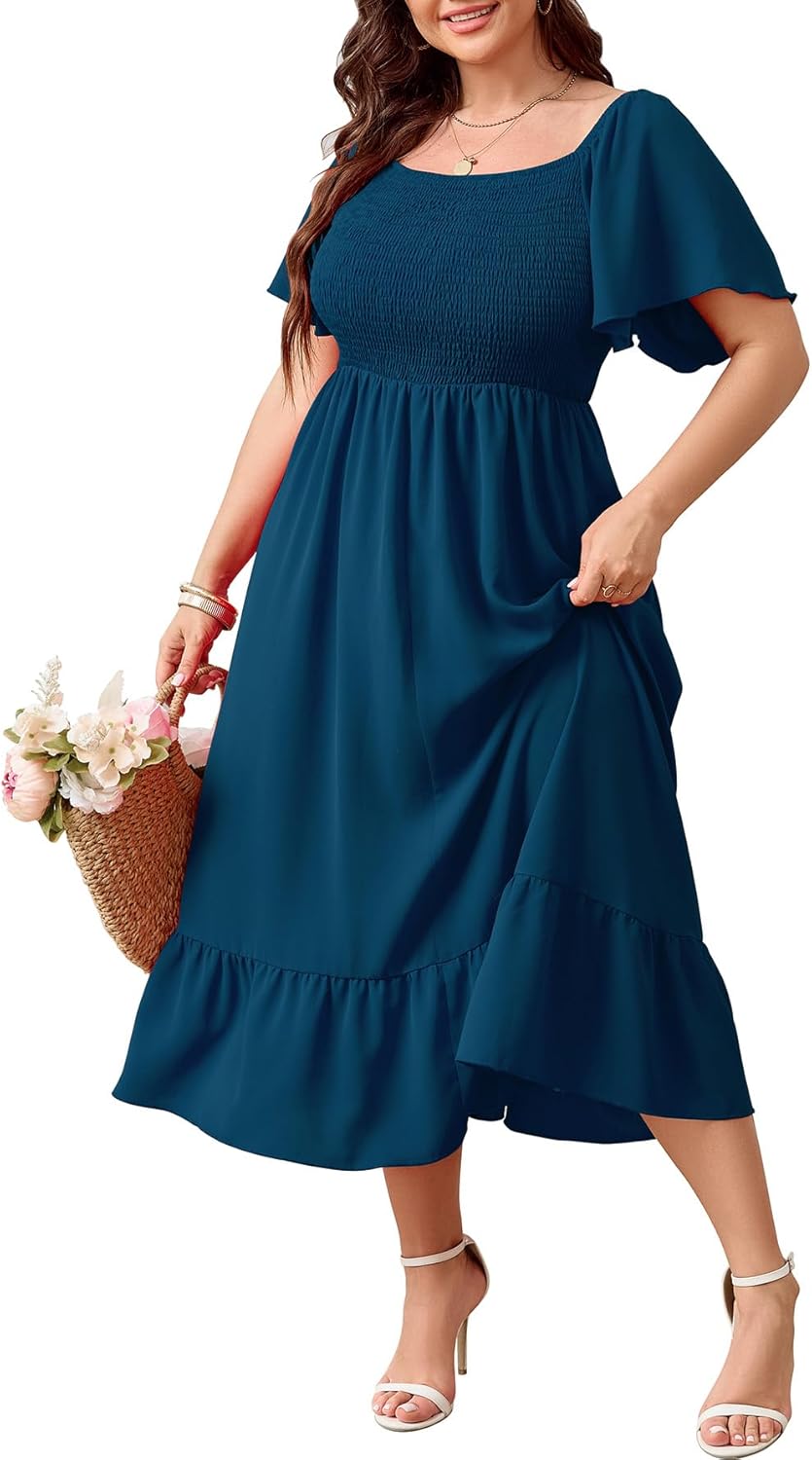 SCOMCHIC Women's Plus Size Summer Dress for Every Occasion