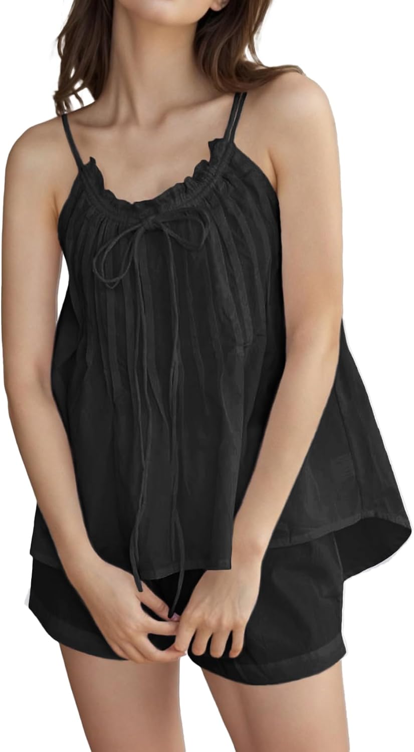 Womens Summer 2 Piece Set Soft Cozy Pajamas for All Seasons