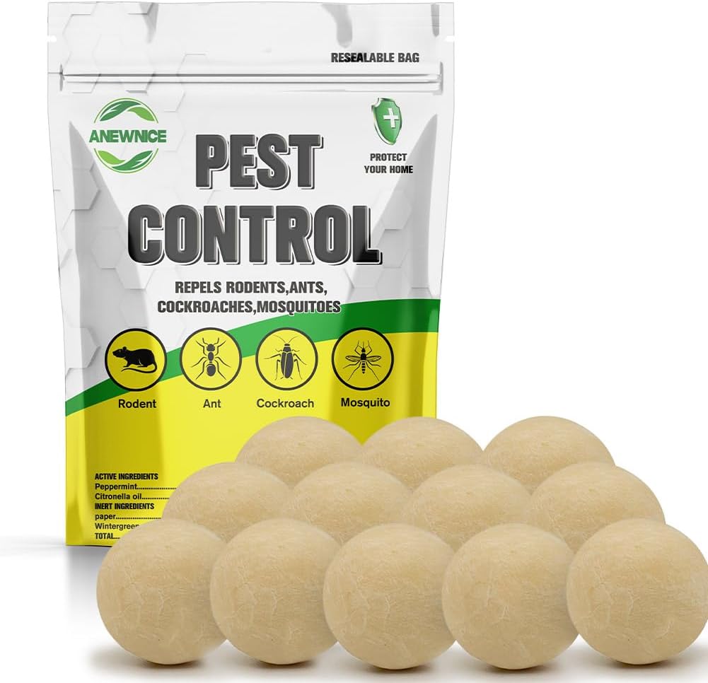 Peppermint Pest Repellent Balls - Rodent & Insect Defense