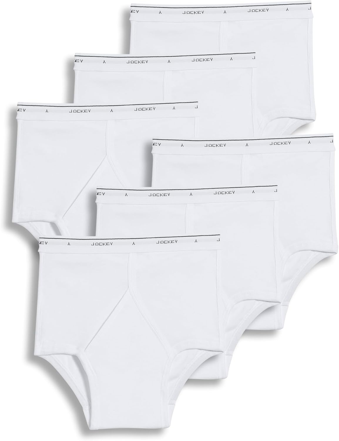 Jockey Mens Underwear Briefs Pack of 6 for Ultimate Comfort