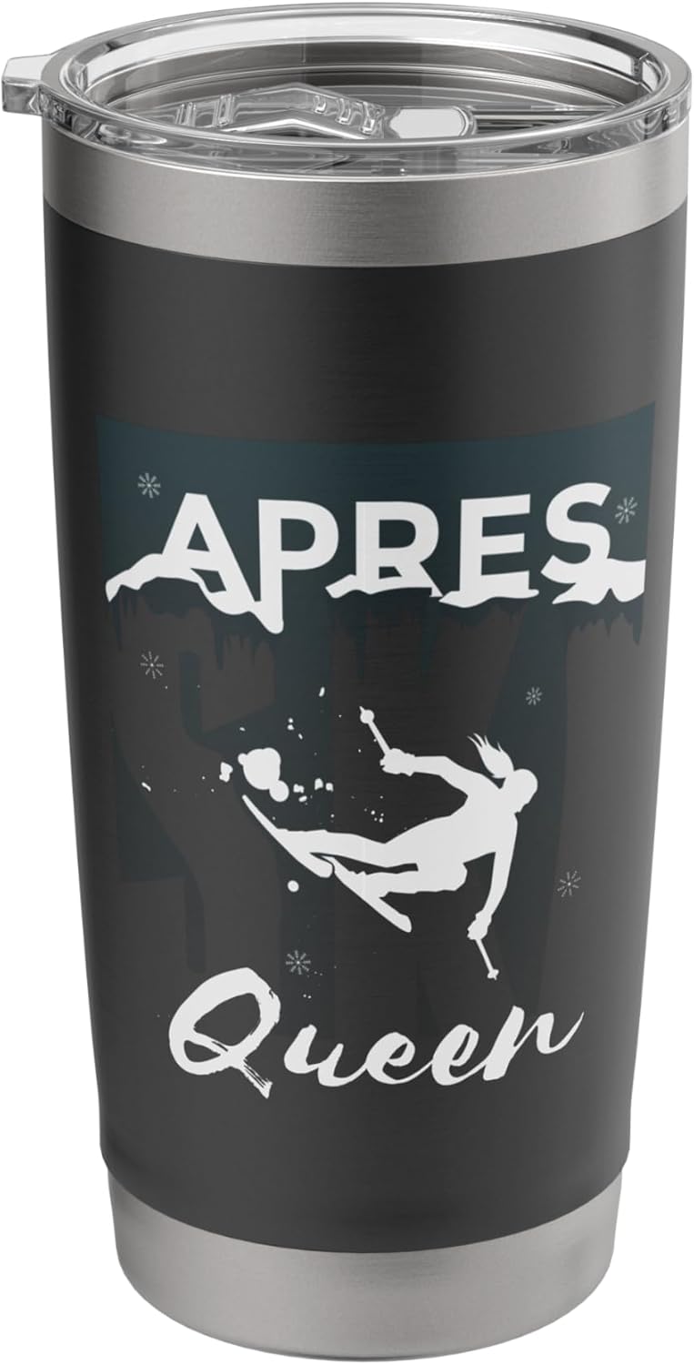 Vintage Ski Queen Stainless Steel Tumbler