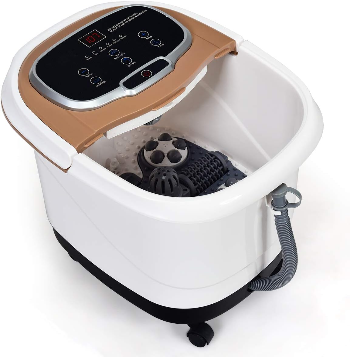 Giantex Foot Spa Bath Massager with Heat and Adjustable Shower