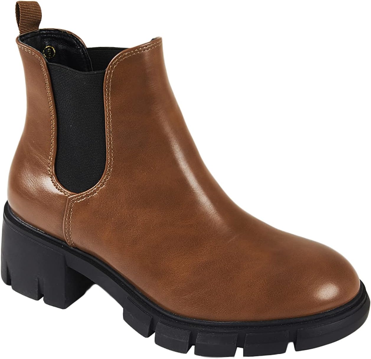 Juliet Holy Womens Lug Sole Platform Ankle Booties for Style