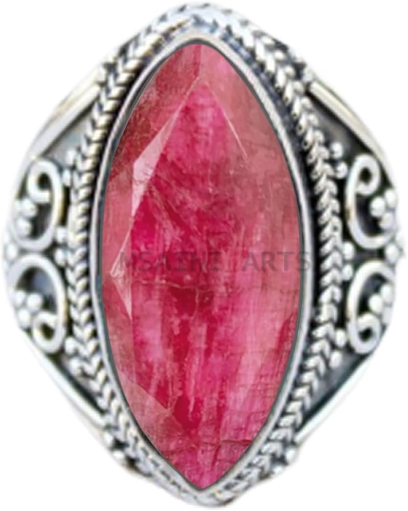 Solid 925 Sterling Silver Ring for Women with Mystic Quartz