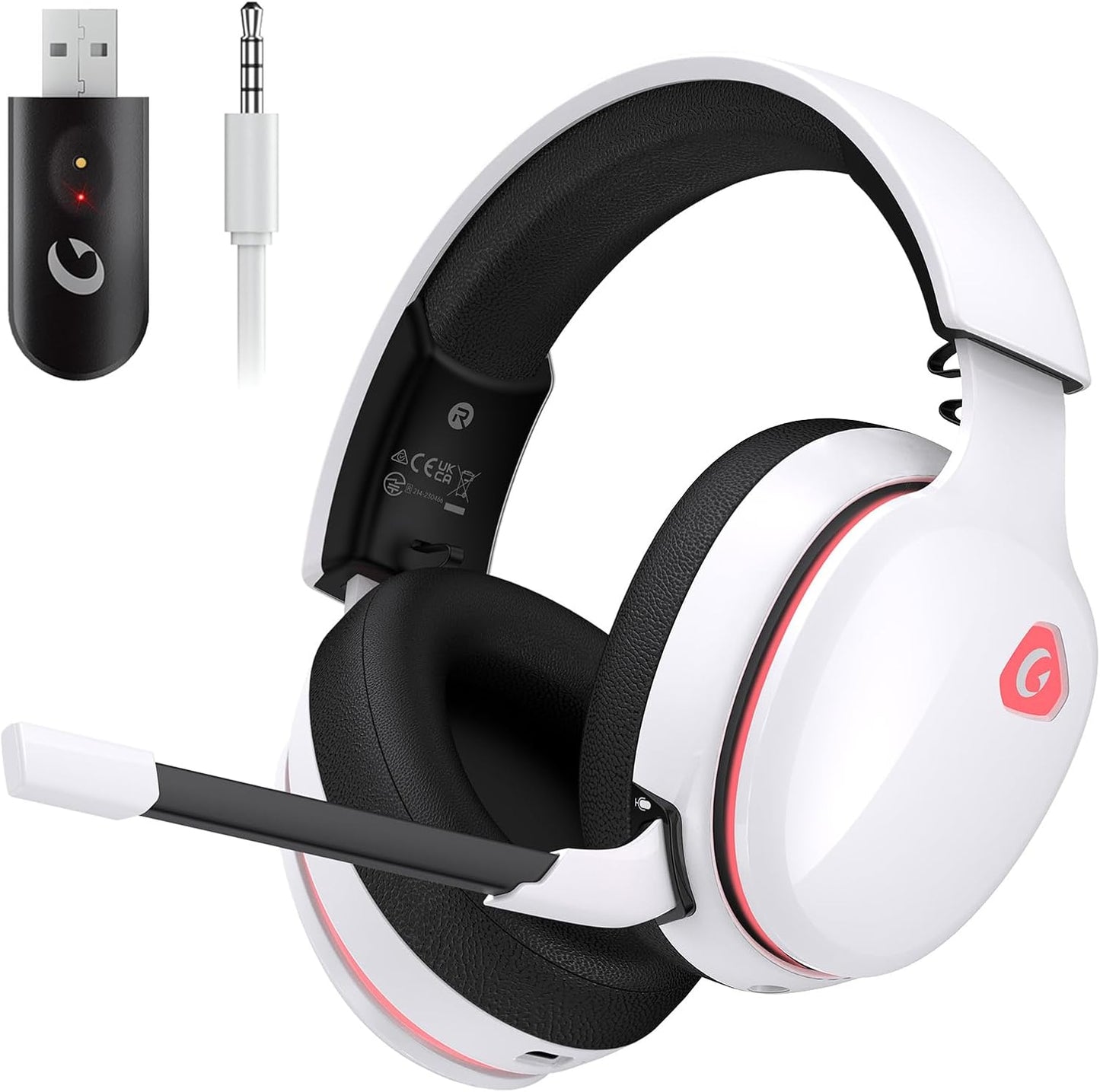 2.4GHz Wireless Gaming Headset for PS5, PS4 and PC Gaming