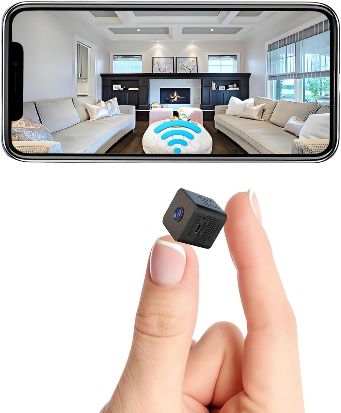 Sunggo Small Nanny Camera HD with Night Vision