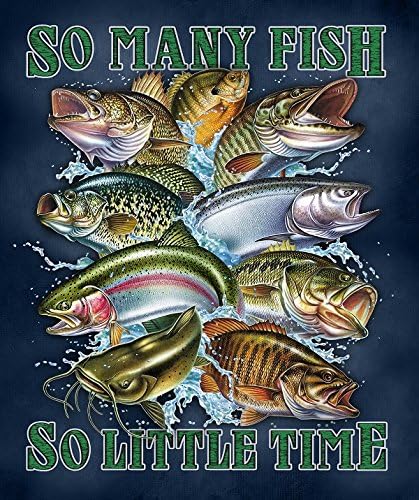 Cozy Fish-Themed Sherpa Throw 50x60