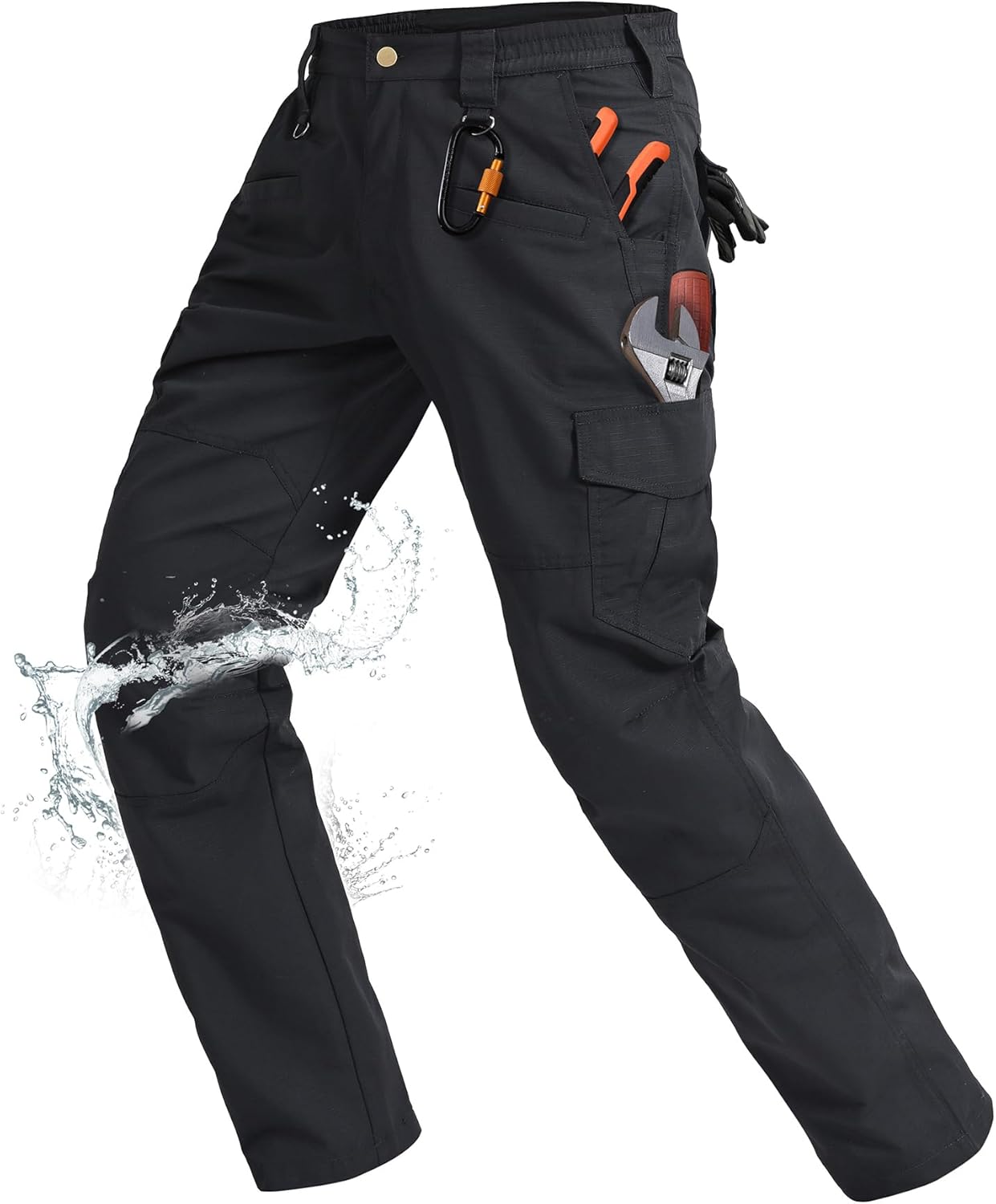 Rapoo Ripstop Water Resistant Cargo Tactical Pants for Men