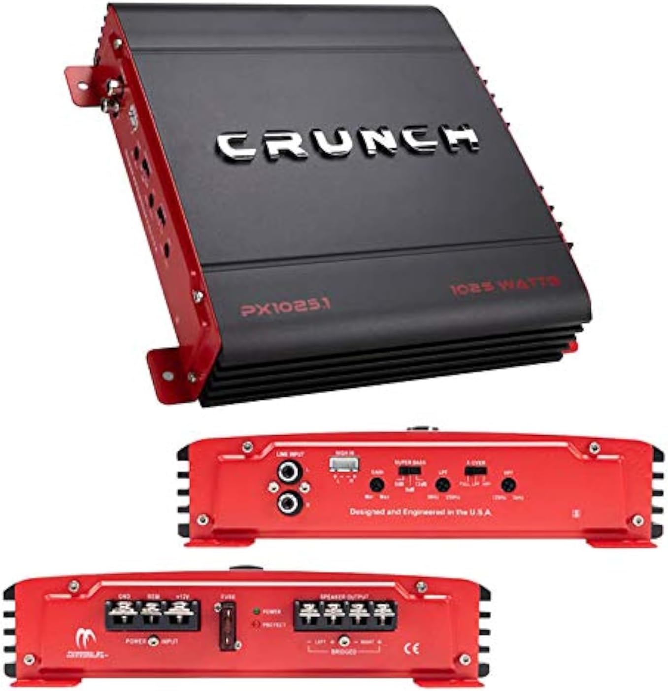 Crunch PX10251 Power X | 1025W @ 2 Ohms | Class A/B