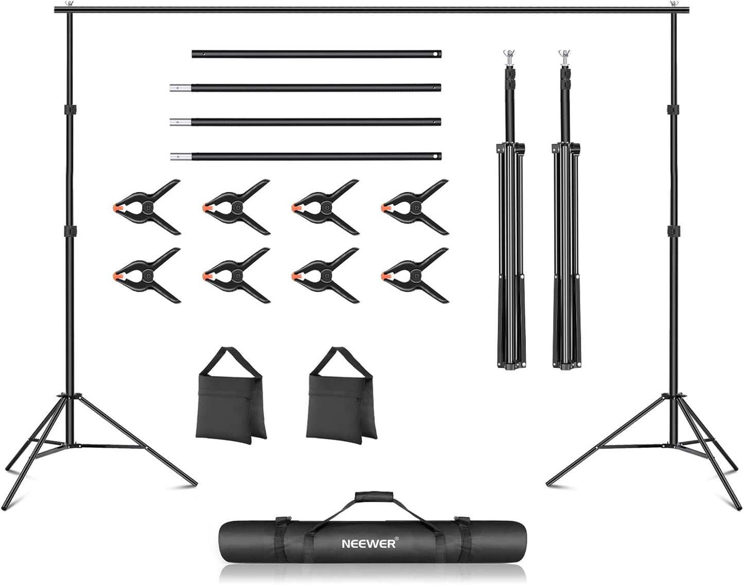 Neewer Backdrop Stand Adjustable Photo Studio Support System