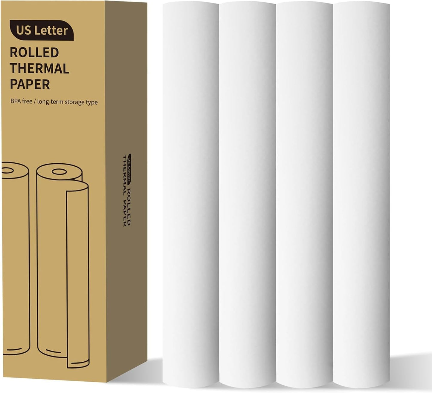 Quick-Dry Thermal Paper Rolls for Portable Printers - LINGLONG