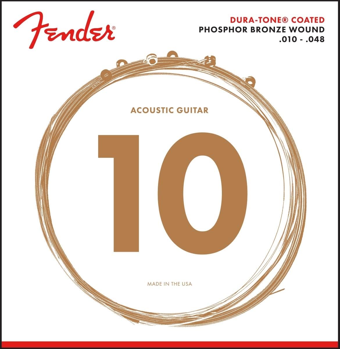 Fender Dura-Tone Coated Strings - Long-lasting Brilliance