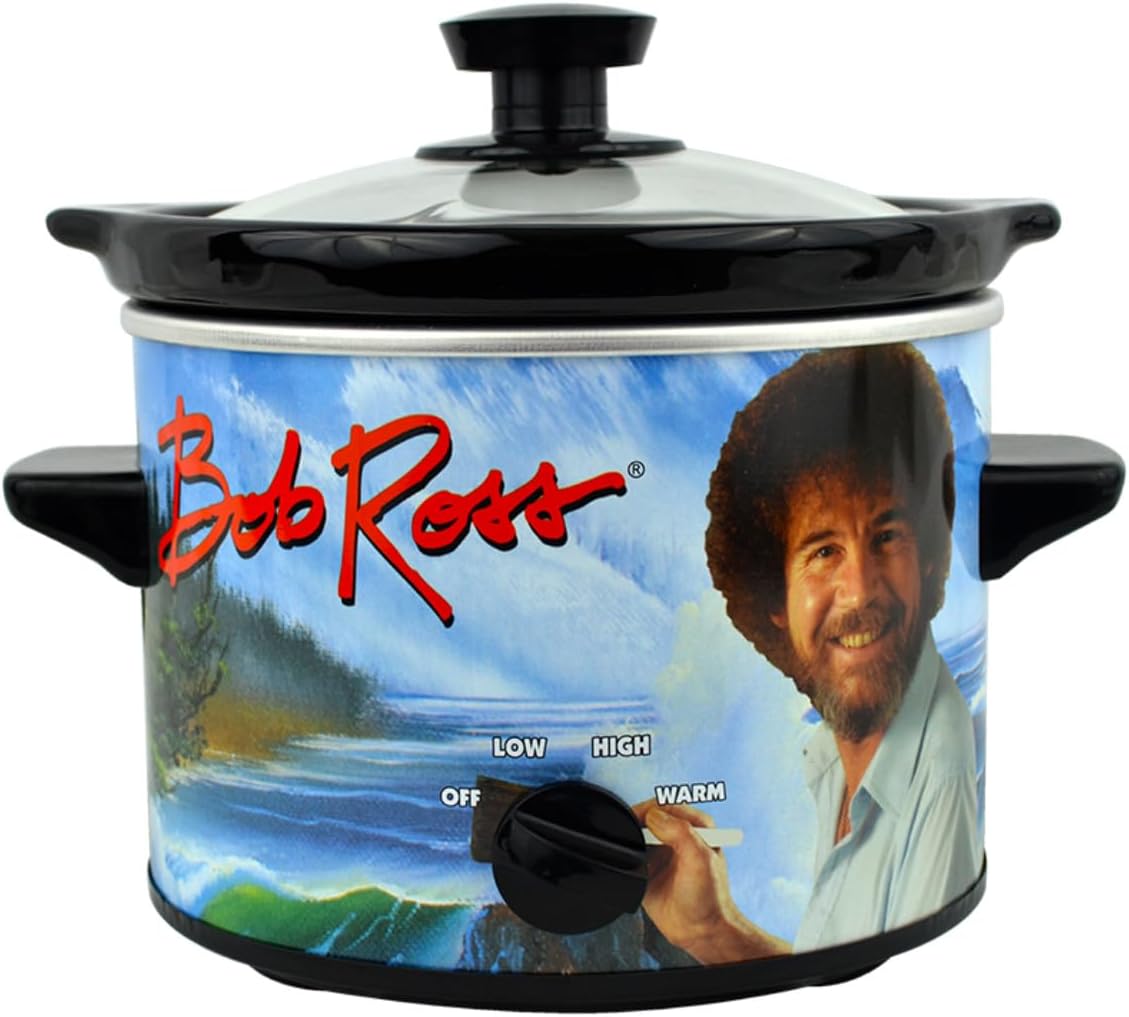 Bob Ross 2 Quart Slow Cooker - Happy Little Tree Appliance