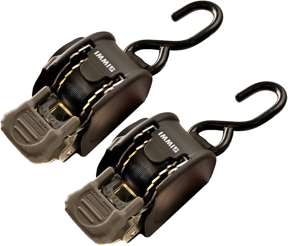 BoatBuckle Mini G3 Retractable Transom Tie-Down for Secure Transport