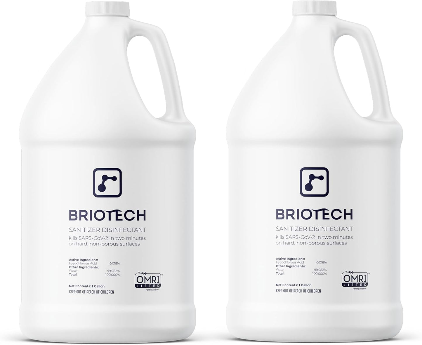 BRIOTECH Sanitizer Disinfectant Hypochlorous for Safe Cleaning