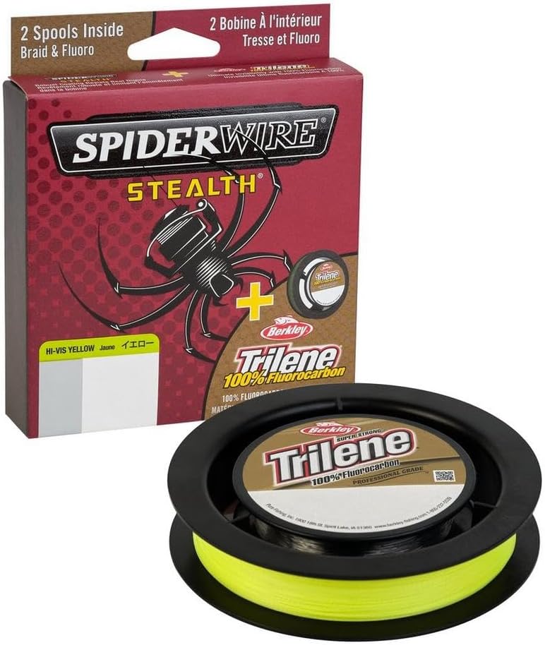 Spiderwire Fluorocarbon Line - Superior Strength & Invisibility