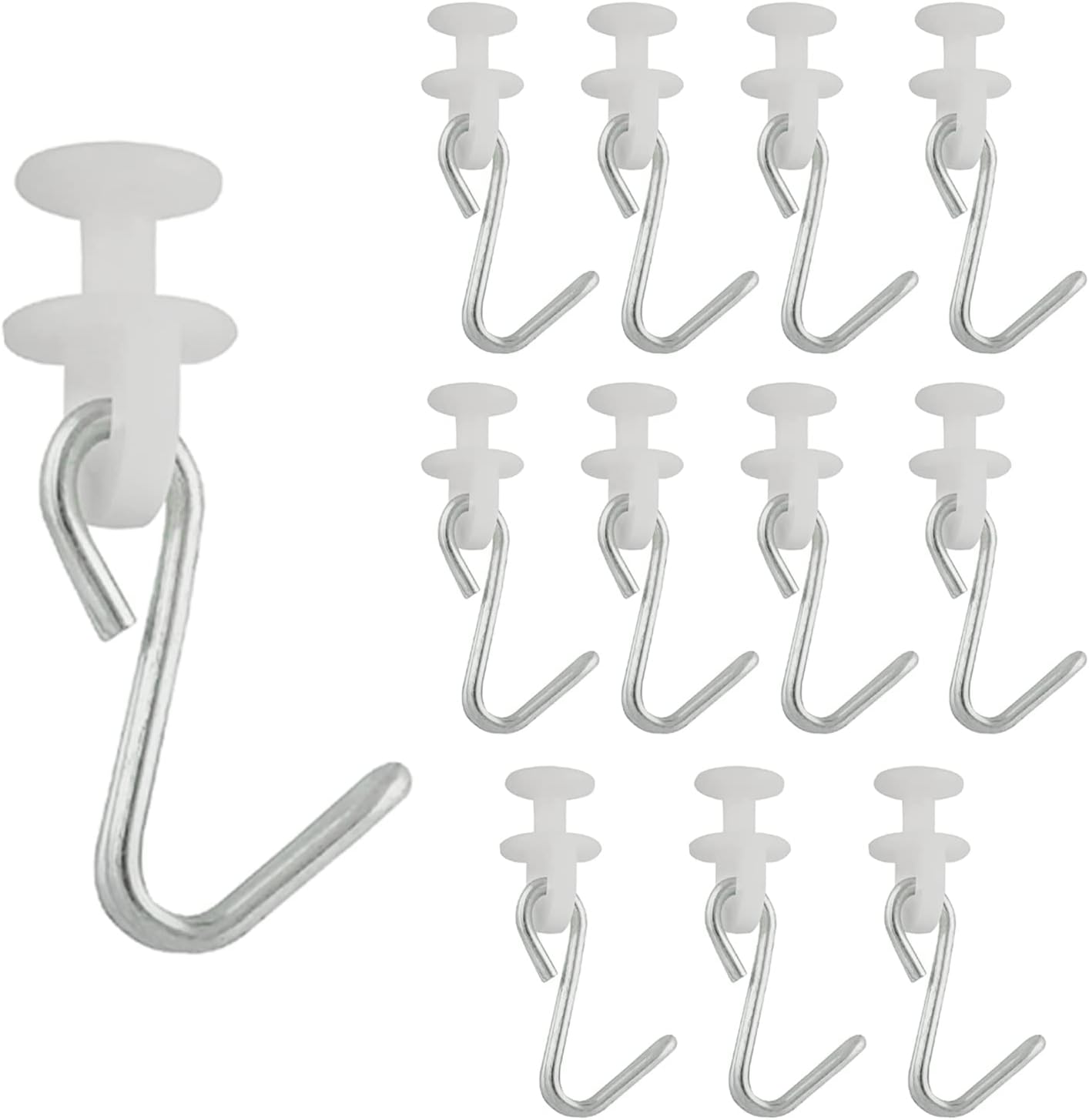 Effortlessly Glide Curtains with ZZLZX Hooks