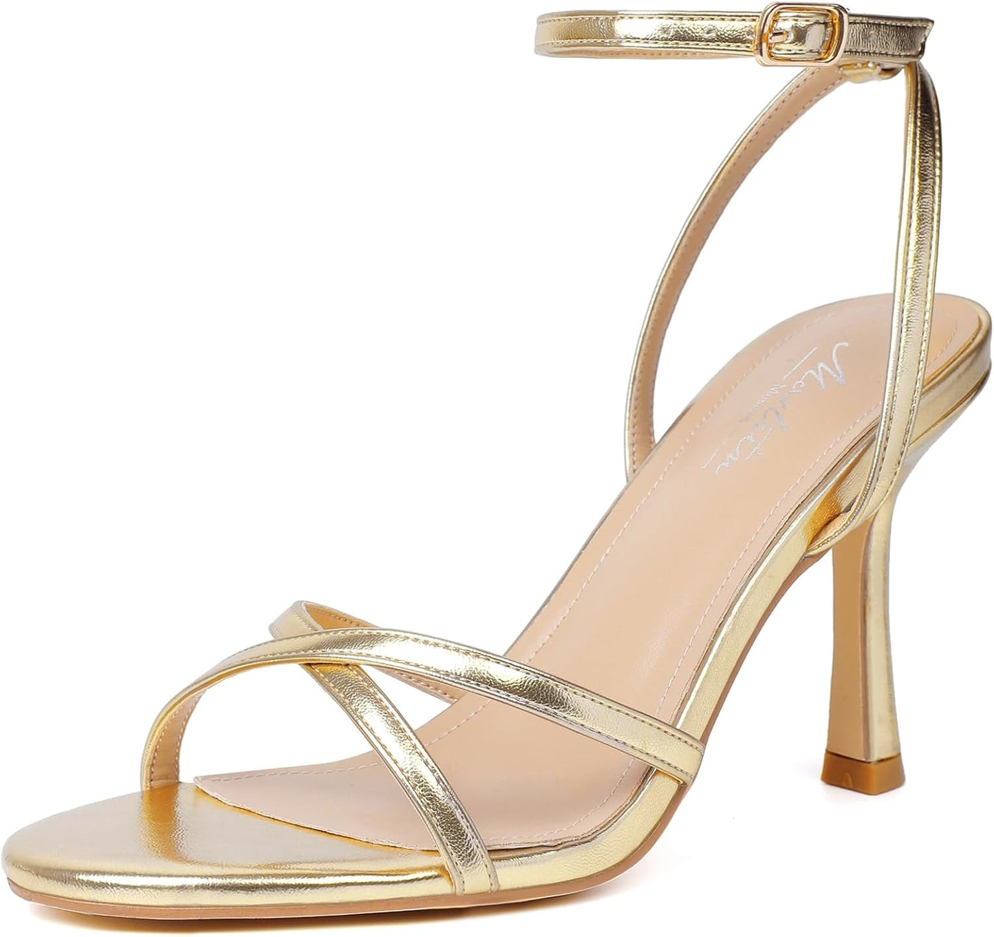 Mostrin Strappy Heels for Women - Elegant Lace Up Stiletto Sandals