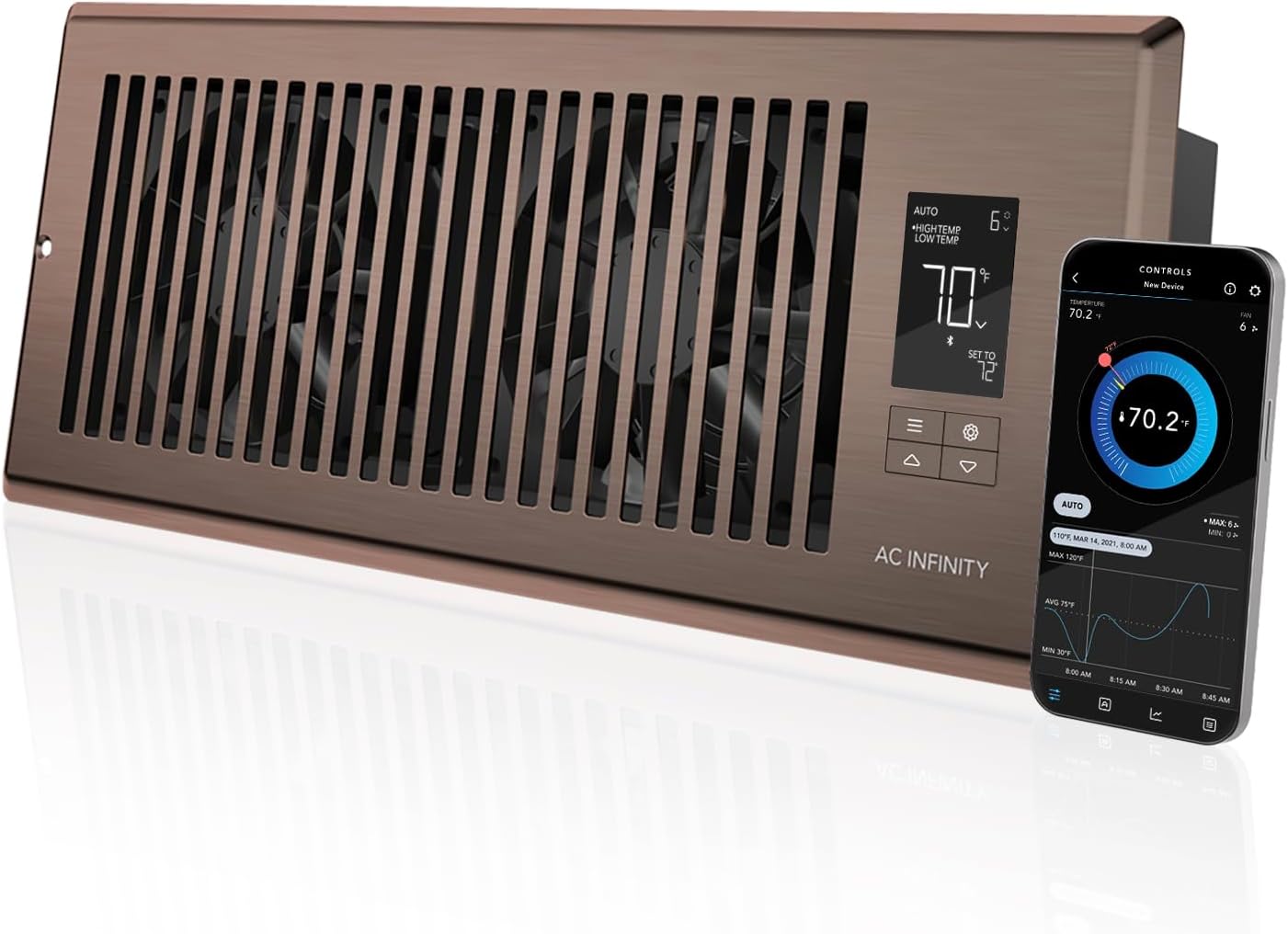 AC Infinity AIRTAP T4: Boosts Vents, Quiet & App-Controlled