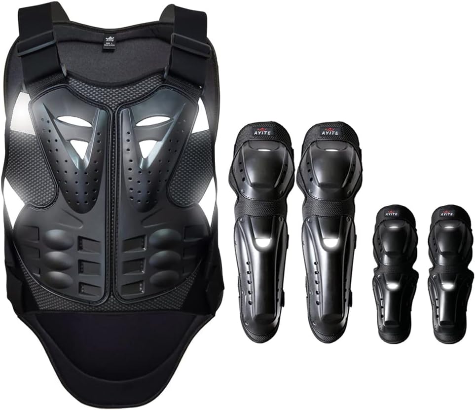 Motorcycle Accessories Elbow Knee Pads Chest Protector Gear