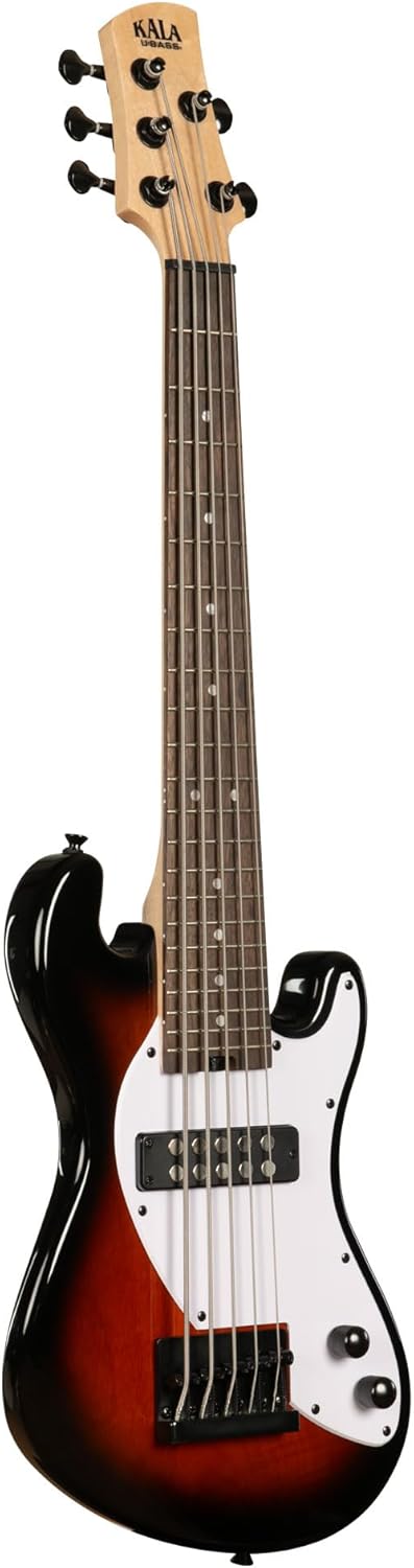 Solid Body 5-String Tobacco Burst Fretted UBASS with Gig Bag