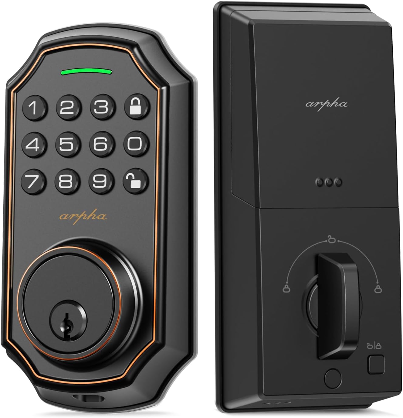 Keyless Entry Door Lock with 50 Codes and Smart Features