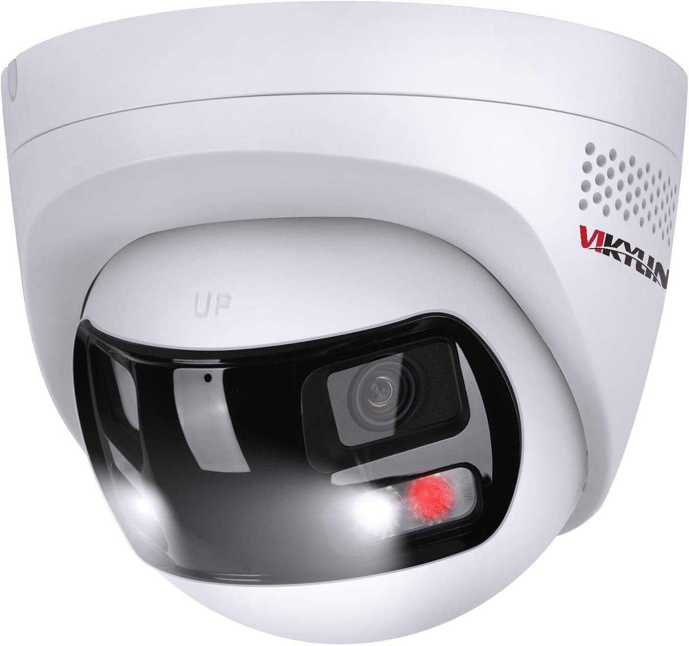 VIKYLIN 8MP 4K Dual Lens Poe IP Security Camera with 180 View