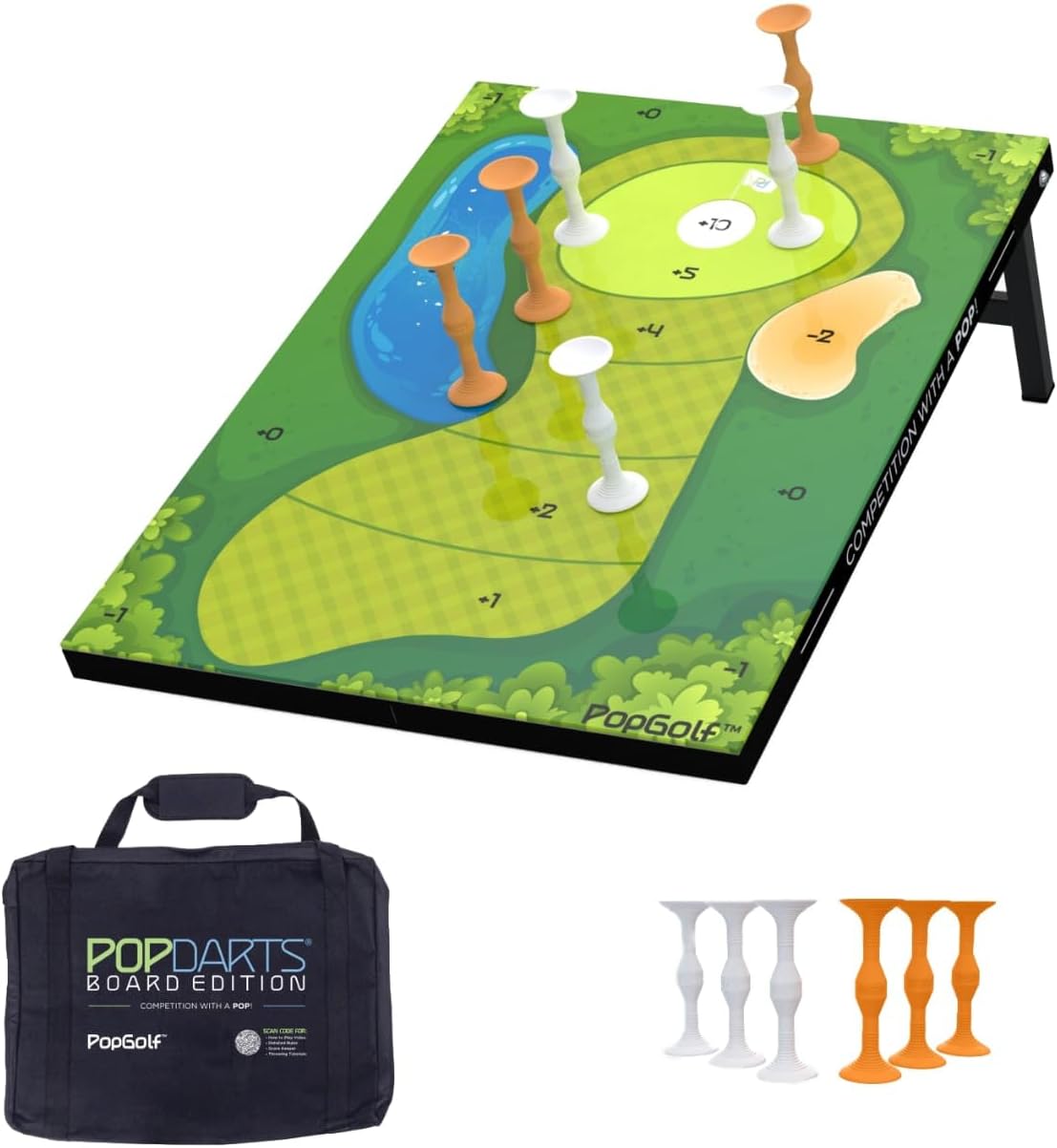 Popdarts PopGolf Board Edition Set - Fun Indoor Outdoor Game