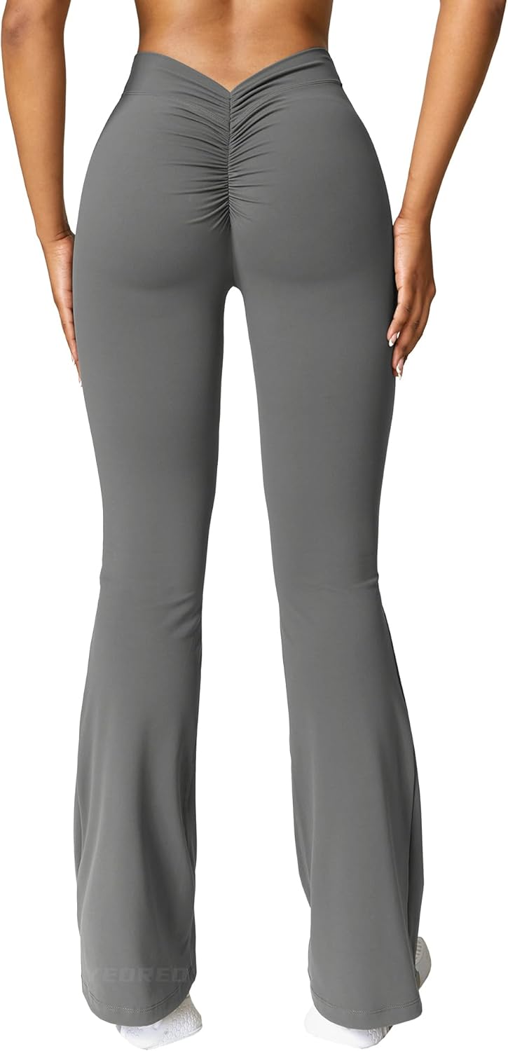 YEOREO Scrunch Flare Leggings for Ultimate Comfort and Style