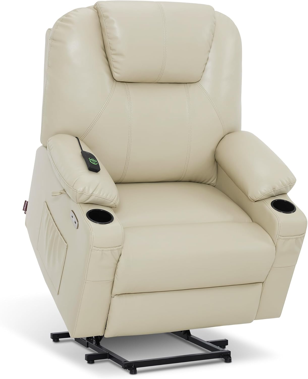 MCombo Oversized Power Lift Recliner Chair with Heat and Massage