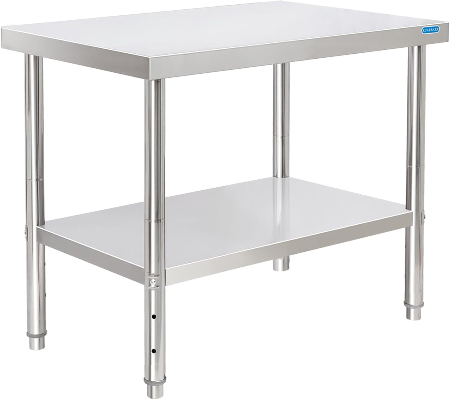 Stainless Steel Table for Prep & Work with Undershelf 24 x 36 in