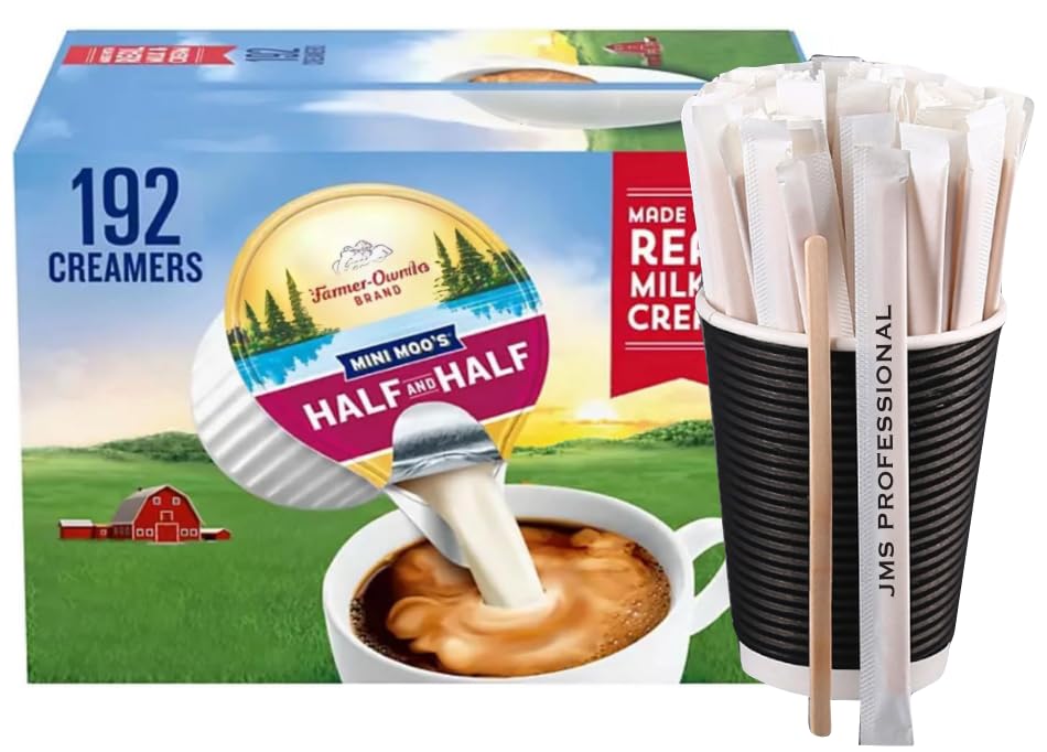 Mini Moos Half & Half Creamer Singles for Guilt-Free Coffee Bliss