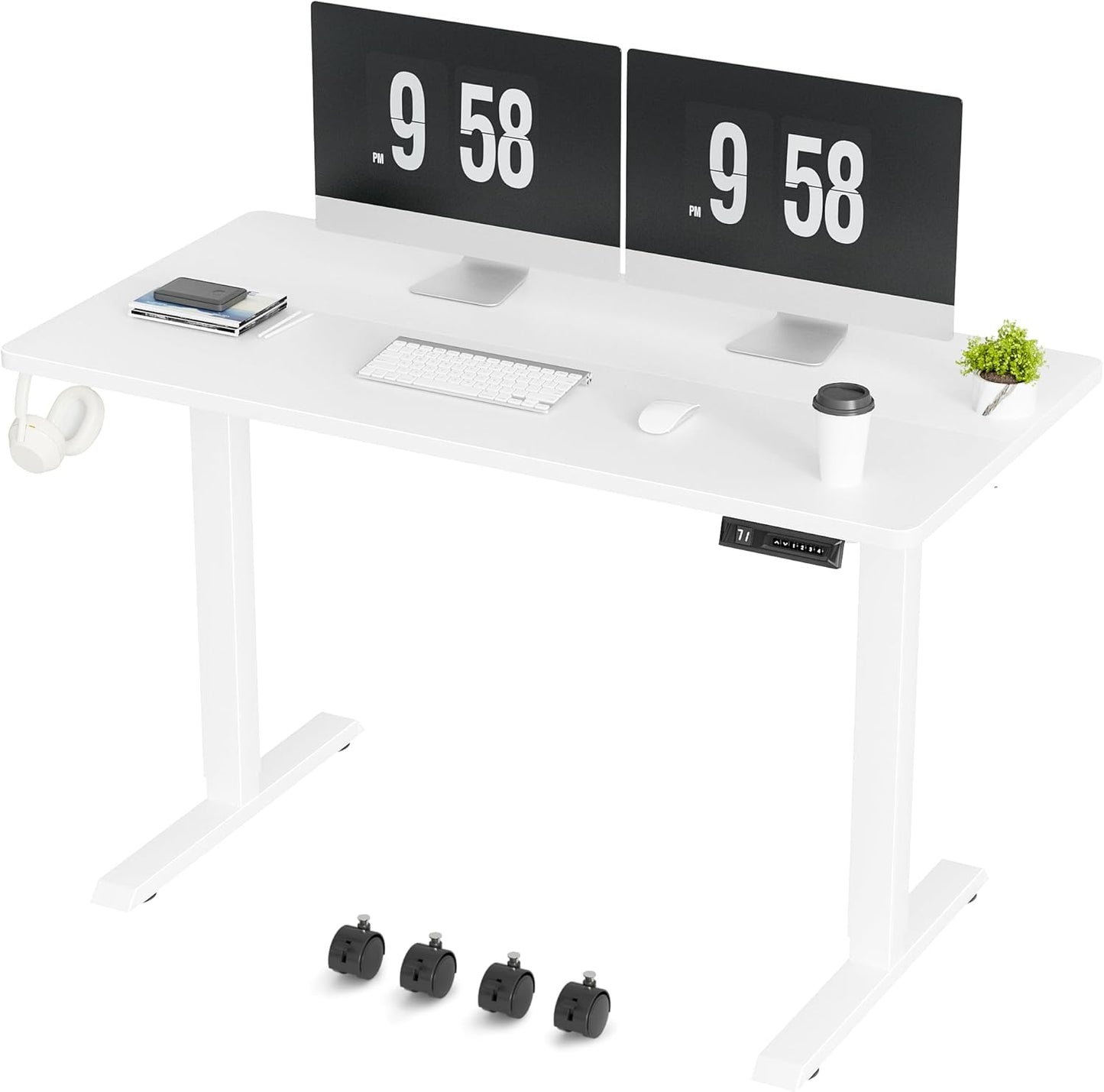 Furmax Height Adjustable Standing Desk - Effortlessly Customize Your Workspace!