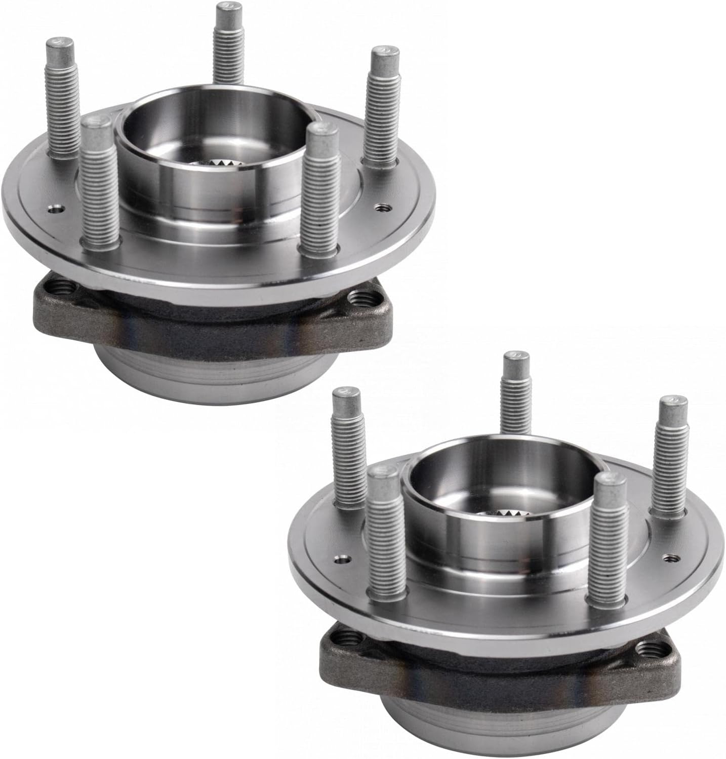 TRQ 2 Piece Front Wheel Bearing & Hub Assembly Set for Buick