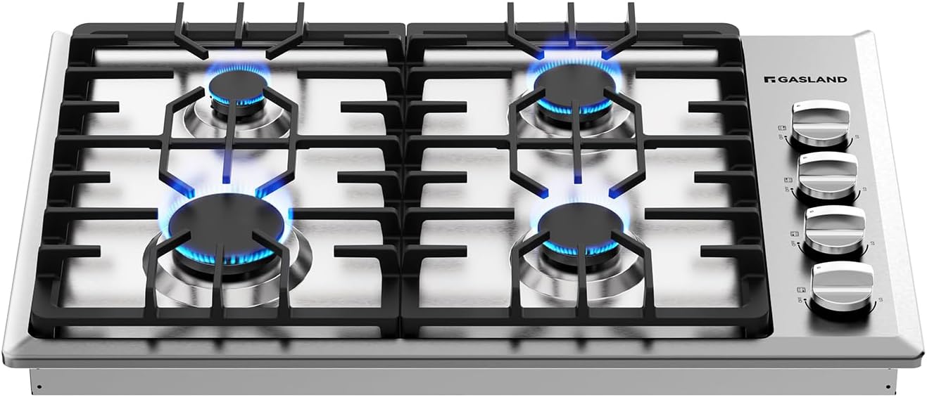 GASLAND 30 Inch Gas Cooktop with 4 High Efficiency Burners