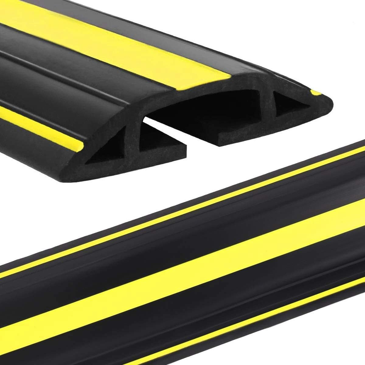 Eapele 10 ft Floor Cable Cover Protector for Safe Spaces