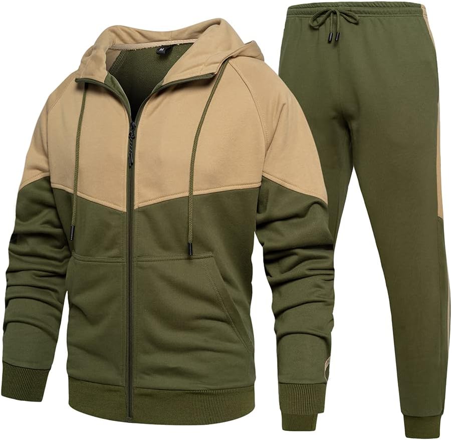 Men's Hooded Athletic Tracksuit for Comfort and Style