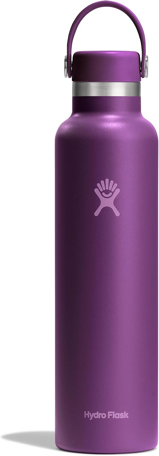 Hydro Flask Insulated Water Bottle - 24 Oz Beachplum Purple