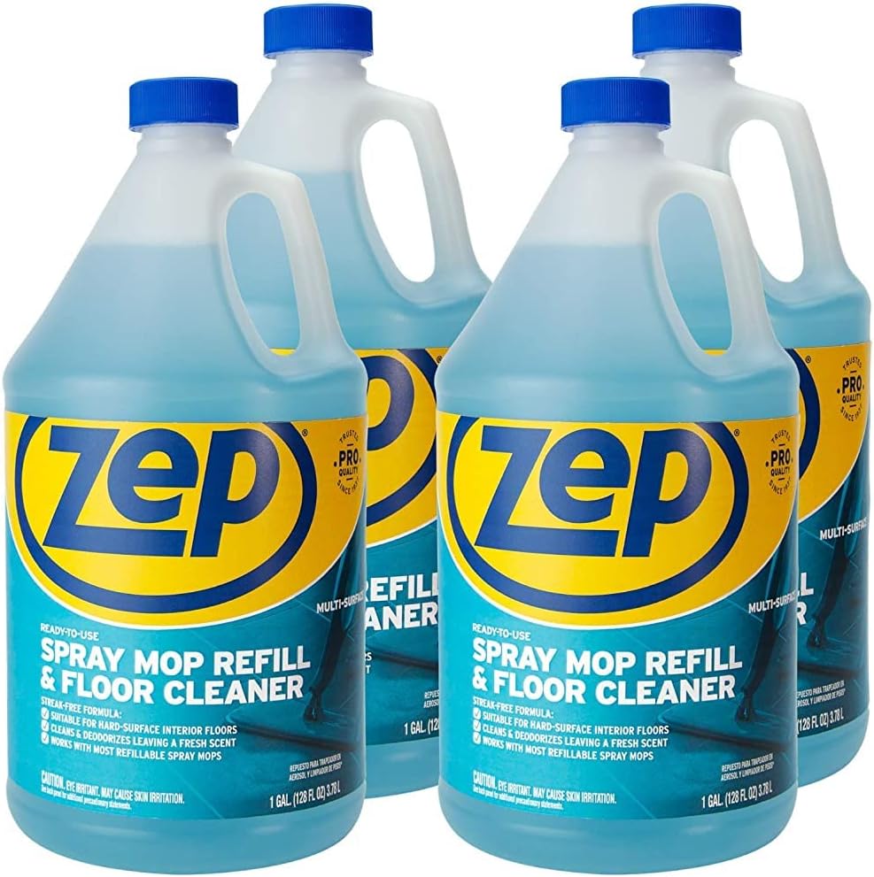 Zep Spray Mop Refill and Floor Cleaner - Professional Grade