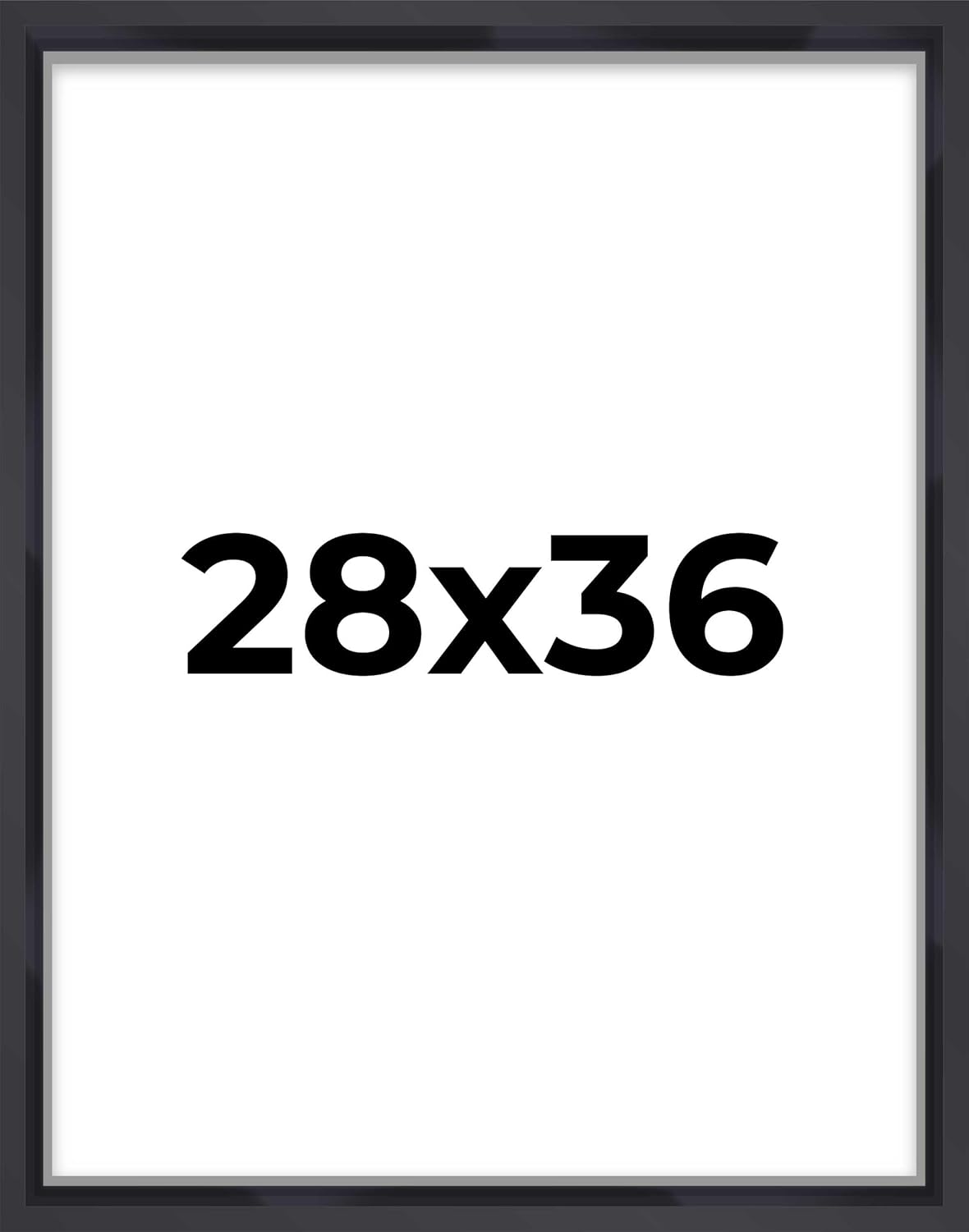 28x36 Shadow Box Frame in Black for Art and Memories Display