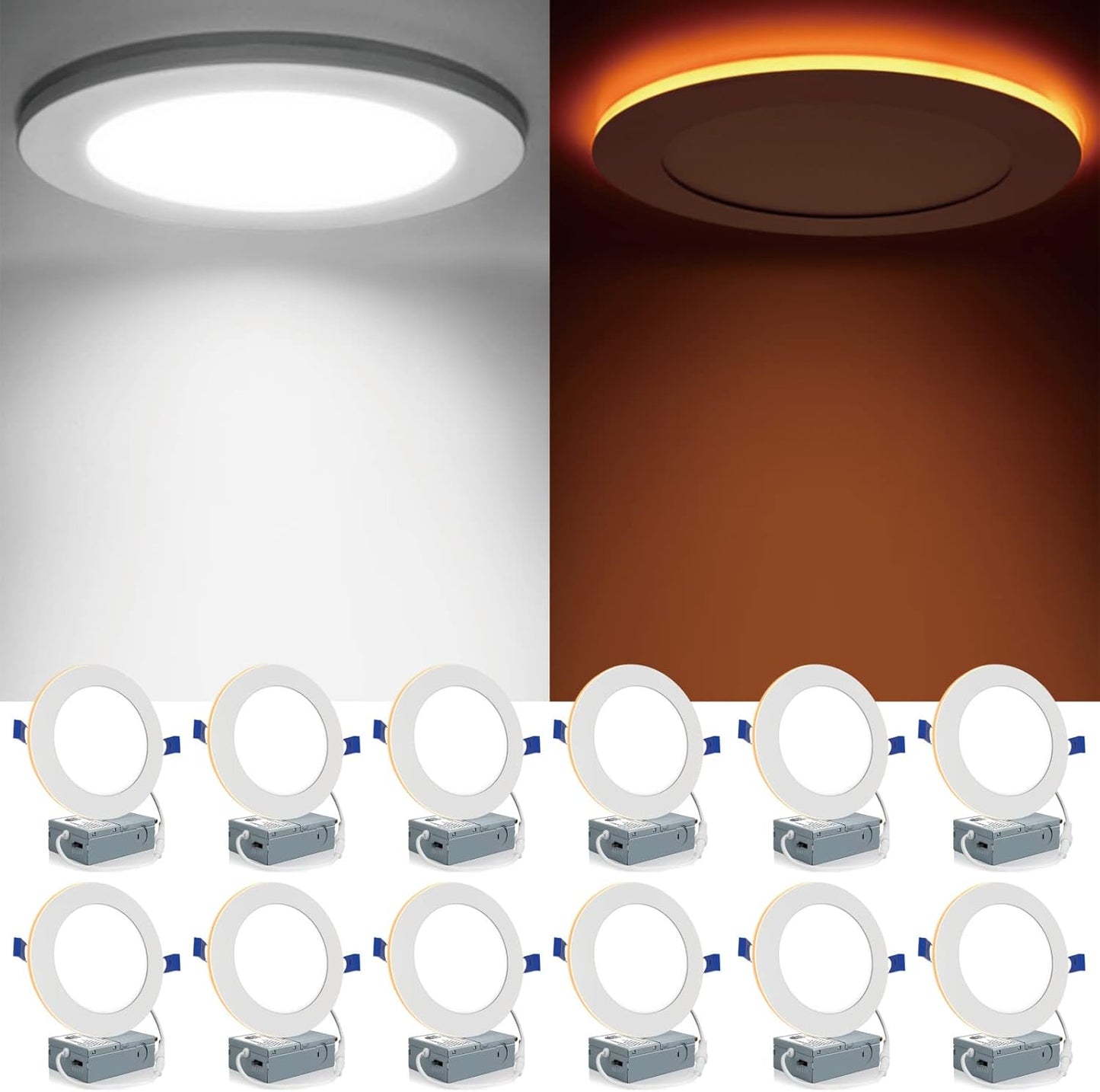 Meconard 12 Pack 6 Inch LED Canless Recessed Lighting Review