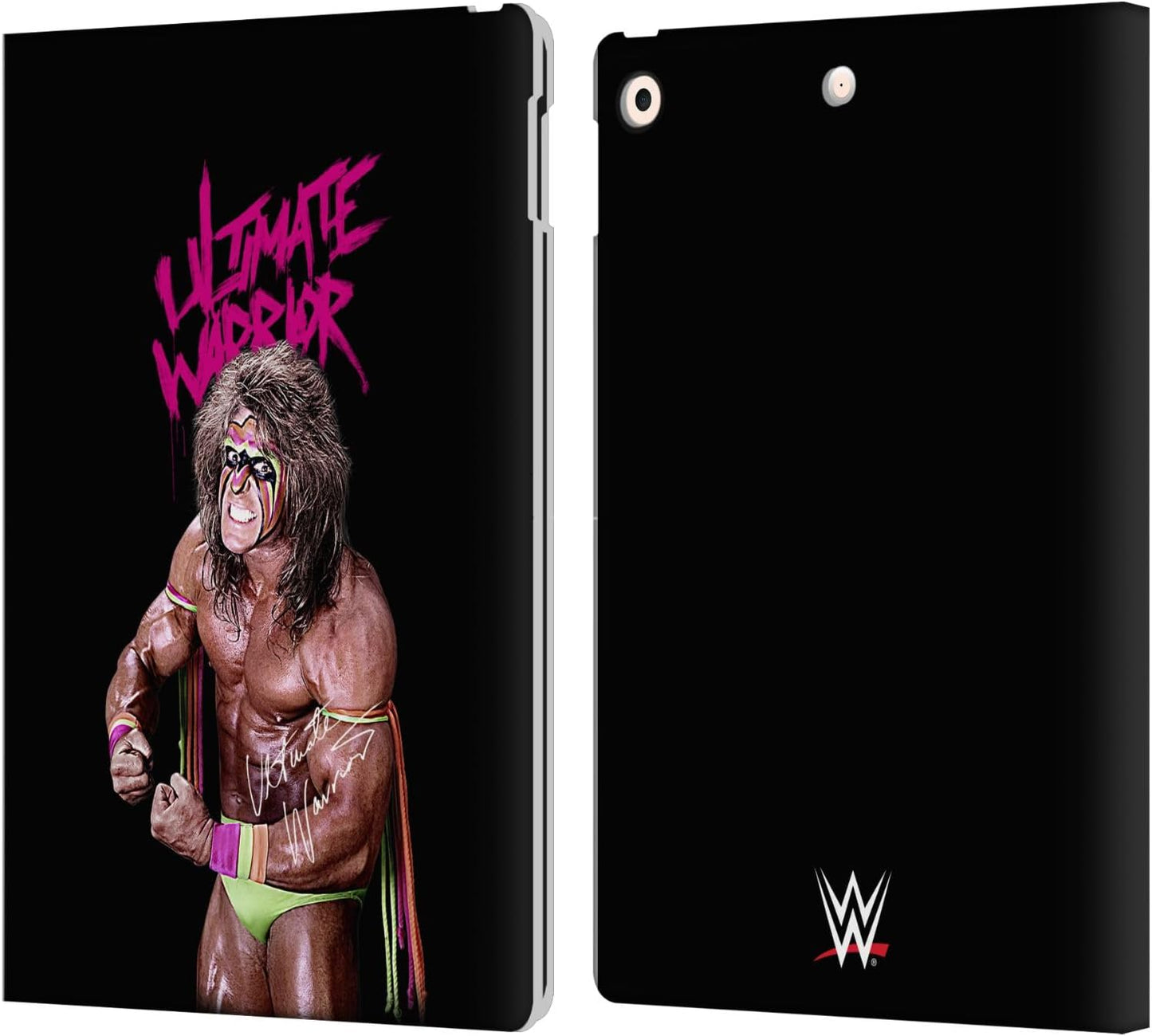 WWE Ultimate Warrior Leather Wallet Case for iPad 10.2
