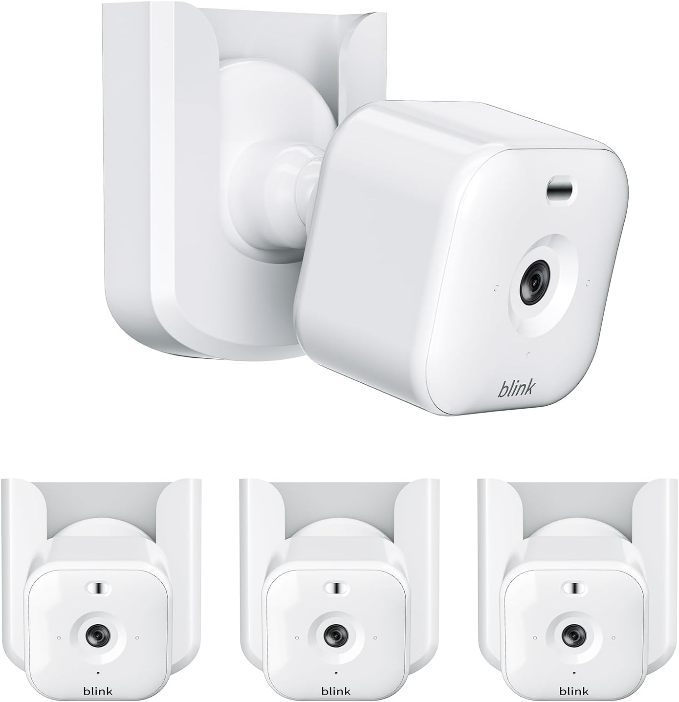 Hibezos 3-Pack Adhesive Wall Mounts for Blink Cameras