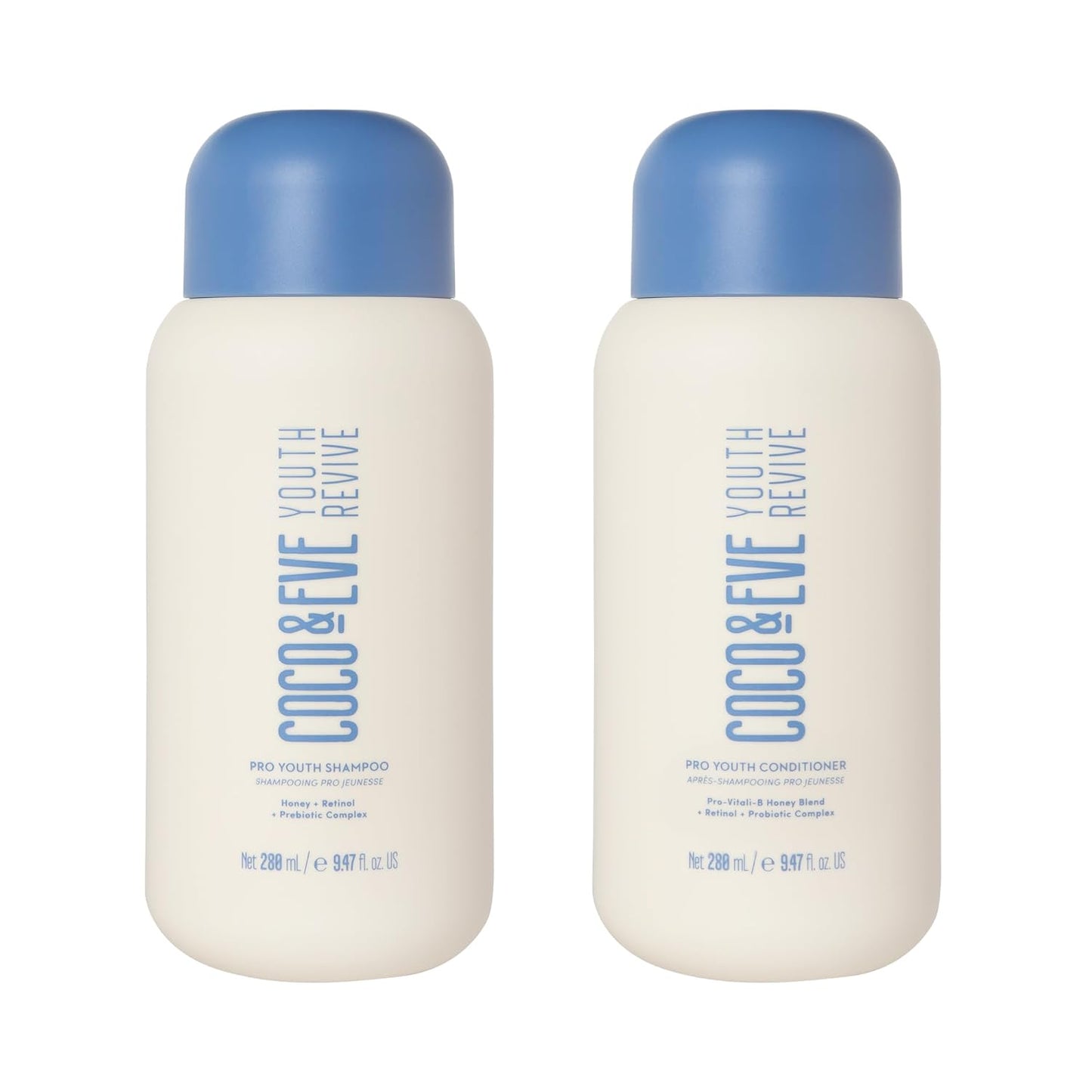 Coco & Eve Pro Youth Shampoo & Conditioner - Boosts Strength & Shine