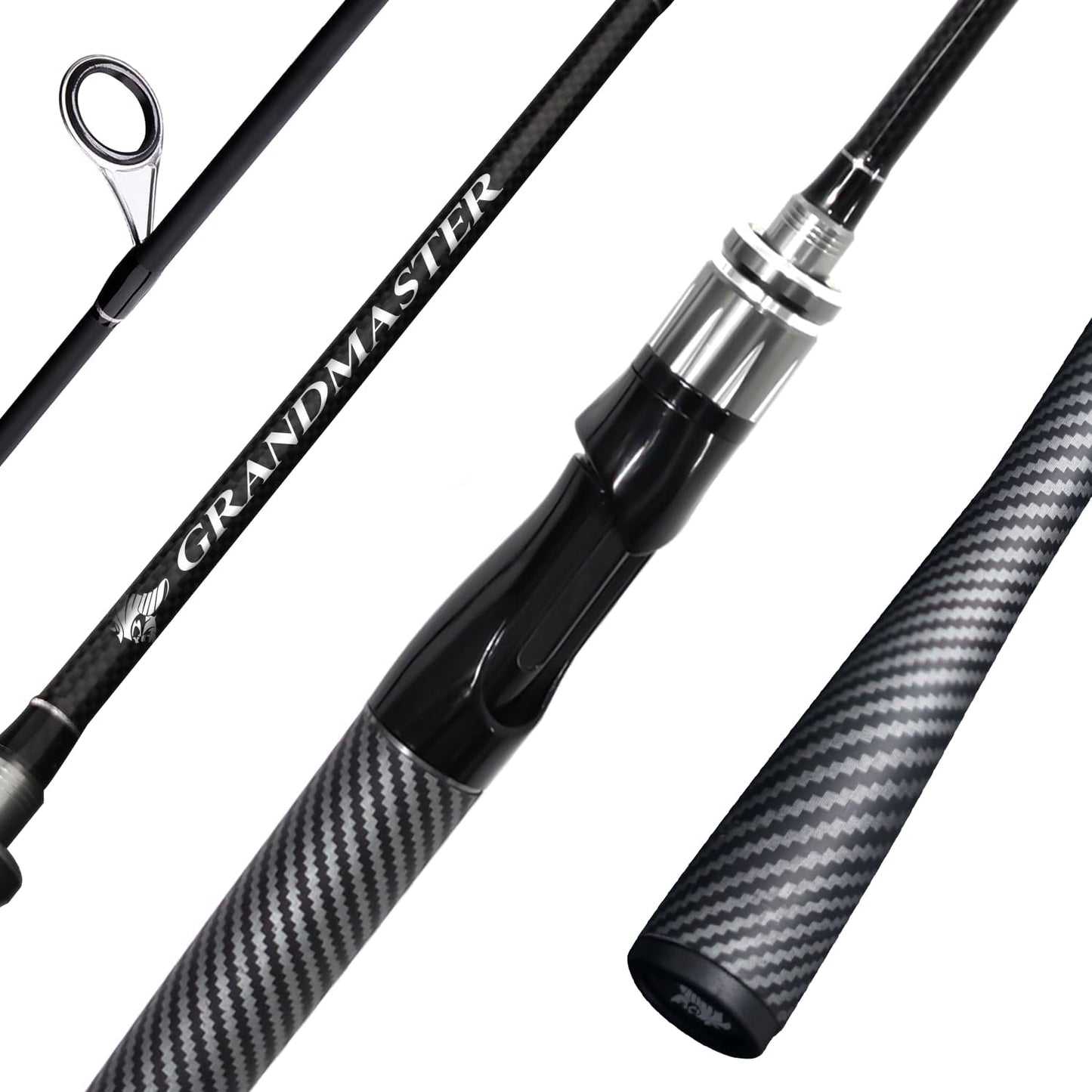 SEASIR Grandmaster Portable Fishing Rod - Compact 2-Piece
