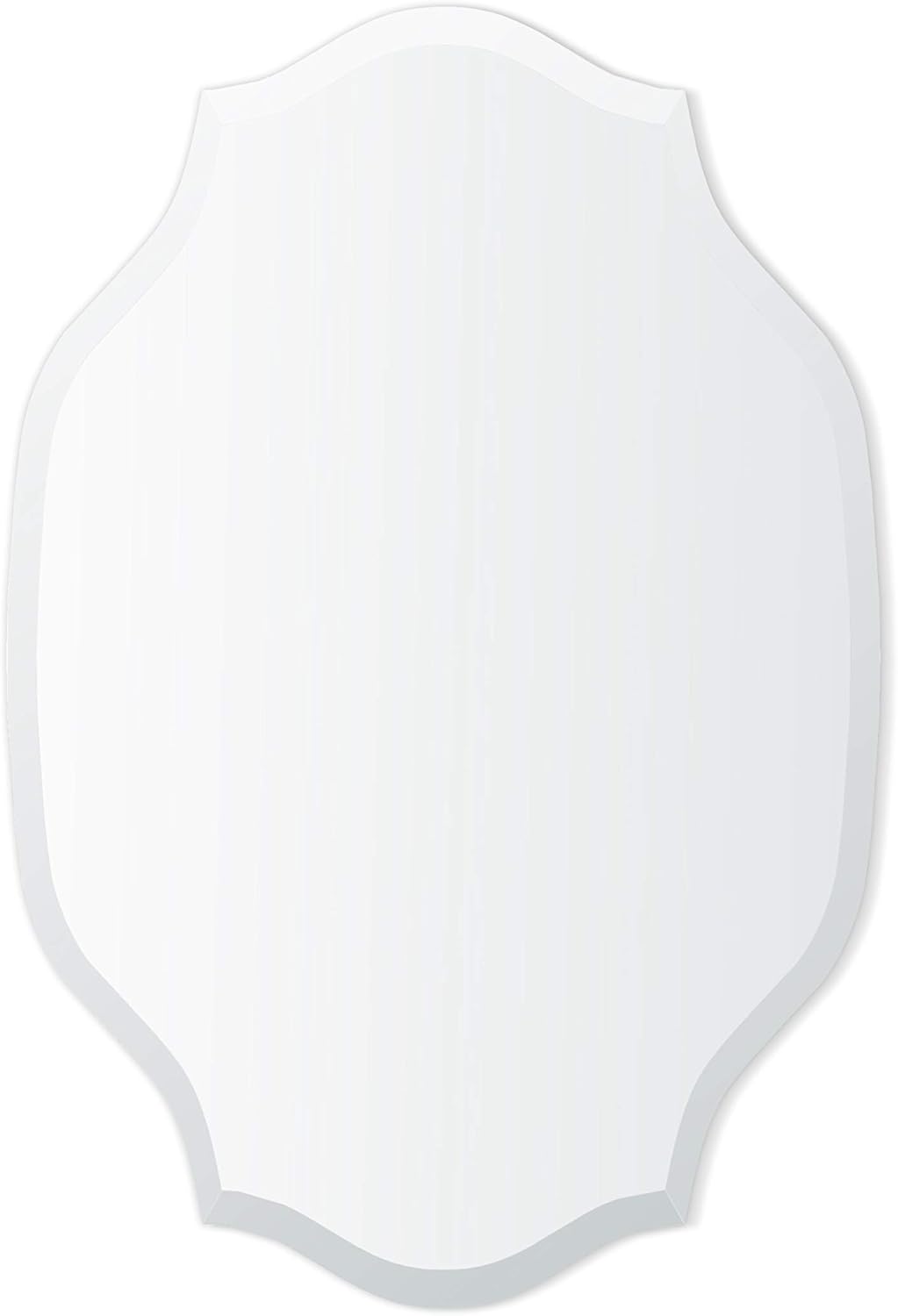 Better Bevel Frameless Oval Mirror for Elegant Bathroom Decor